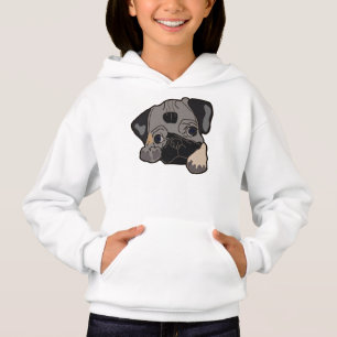 Cute animated pug