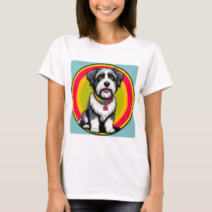 Cute Animated Puppy with Collar T-Shirt