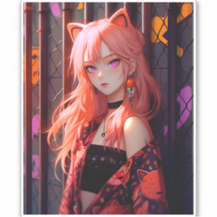 Cute Anime Catgirl