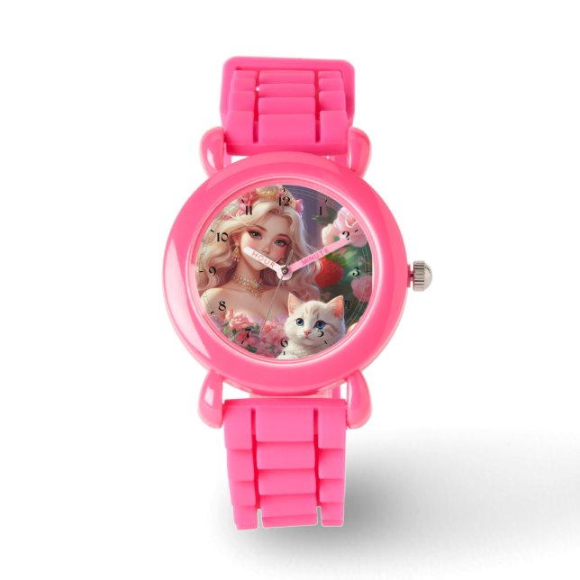 Cute anime eWatch Watch (Front)