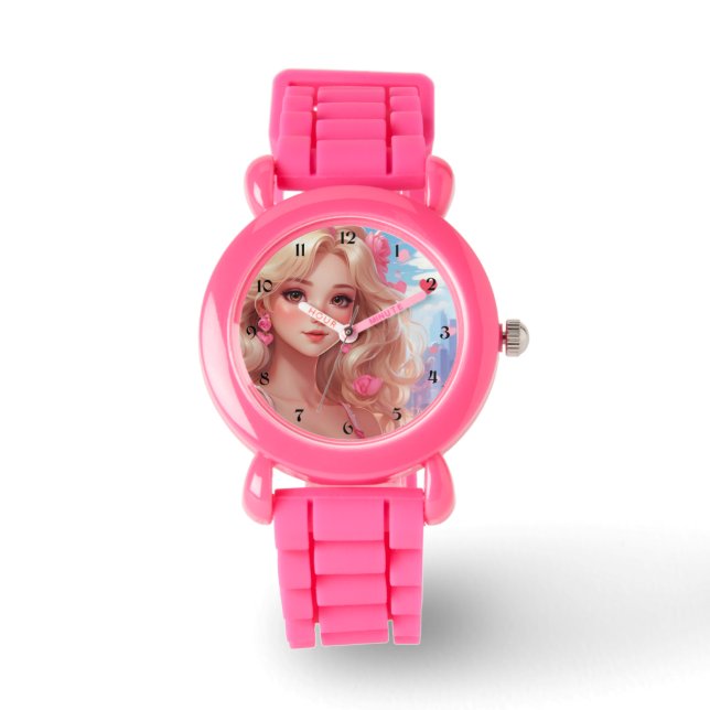 Cute anime eWatch Watch (Front)