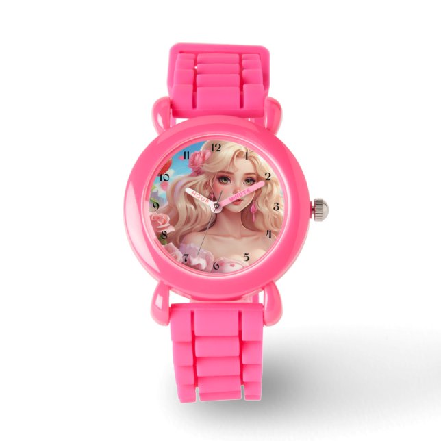 Cute anime eWatch Watch (Front)