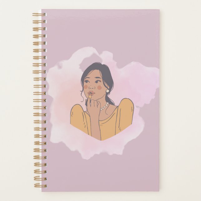 Cute Anime Girl Carnet Kawaii Esthétique (Devant)