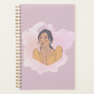 Cute Anime Girl Notebook Kawaii Aesthetic Planner
