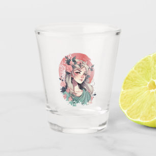 Cute Anime Girl Shot Glass