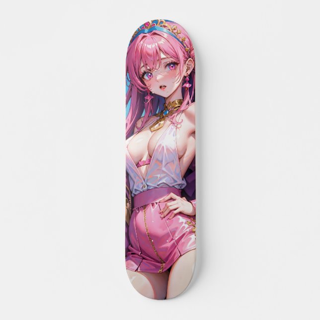 Cute Anime Girl  Skateboard (Front)
