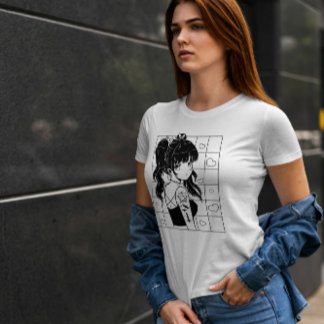 Cute Anime Goth Girl  T-Shirt