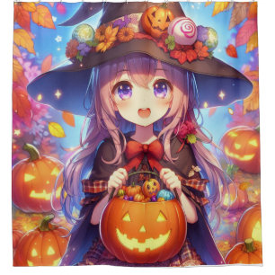 Cute Anime Halloween Witch