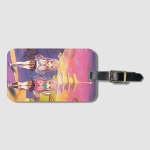 Cute Anime Ice cream girls Luggage Tag