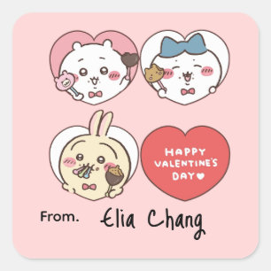 Cute anime kawaii valentine sticker