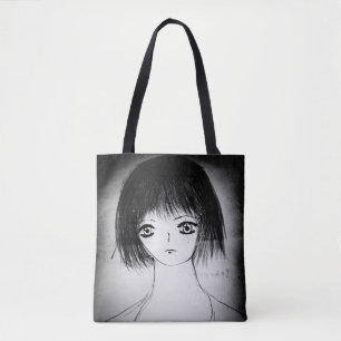 cute anime manga yaei girl  tote bag