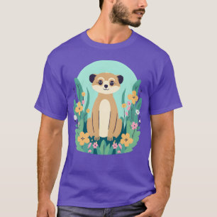 cute anime meerkat friend T-Shirt