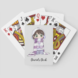 Cute Anime Personalized Playing Cards