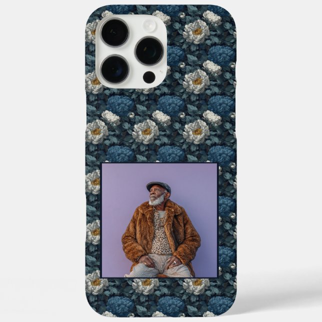 Cute Anniversary Keepsake Peonies Floral Custom  Case-Mate iPhone Case (Back)