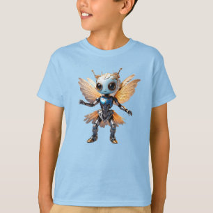 Cute Ant Girl Dancing Robot Pixie T-Shirt