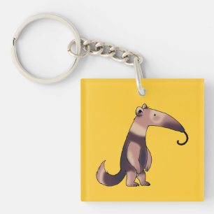 Cute anteater keychain