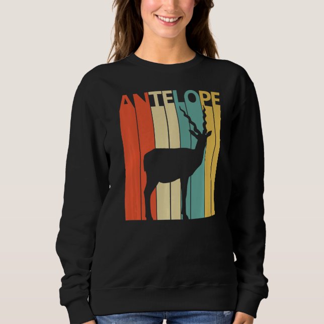 Cute Antelope Animal  Sweatshirt (Front)