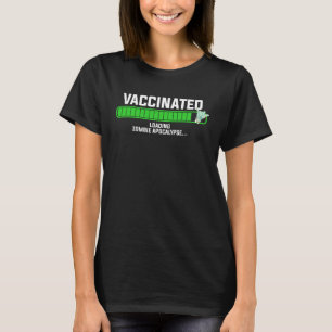 Cute Anti Vaxxer Get Vaccinated Unvaccinated Zomb T-Shirt