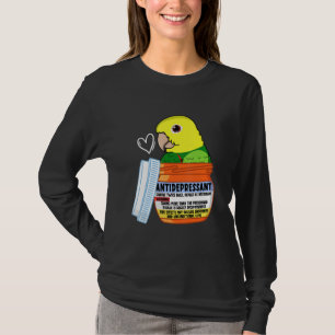 Cute Antidepressant Parrot I Double Yellow-headed T-Shirt