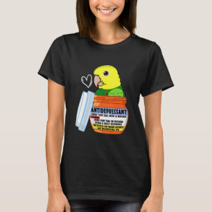 Cute Antidepressant Parrot I Double Yellow-headed T-Shirt