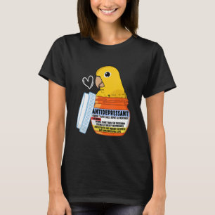 Cute Antidepressant Parrot I Golden Conure T-Shirt