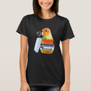 Cute Antidepressant Parrot I Green Cheek Pineapple T-Shirt