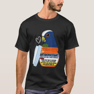 Cute Antidepressant Parrot I White capped Pionus T-Shirt