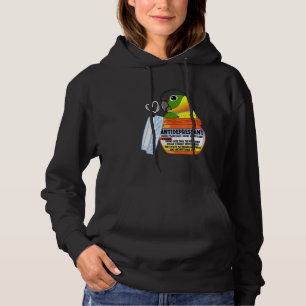 Cute Antidepressant Parrot I Yellow sided Green Ch Hoodie