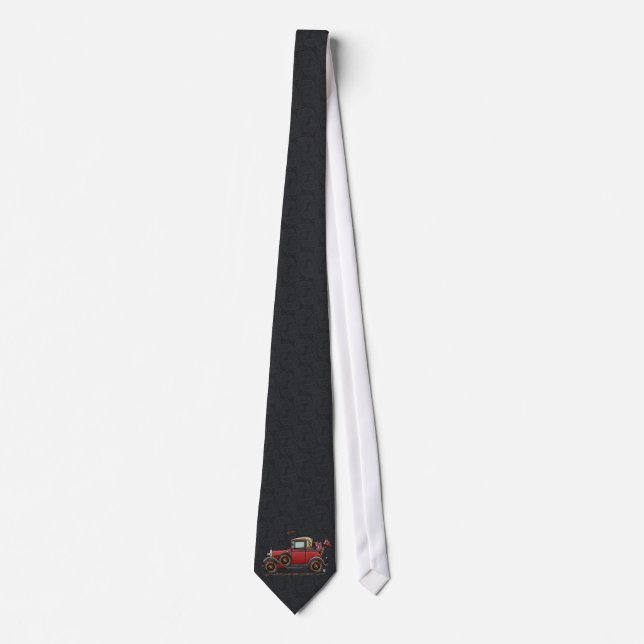 Cute Antique Car Tie (Front)