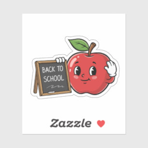 Cute Apple Back To School
