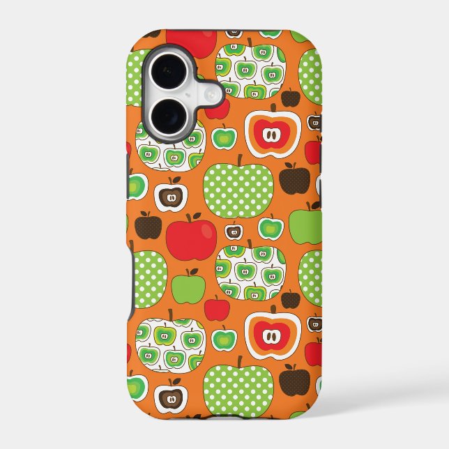 Cute apple illustration pattern (Back)