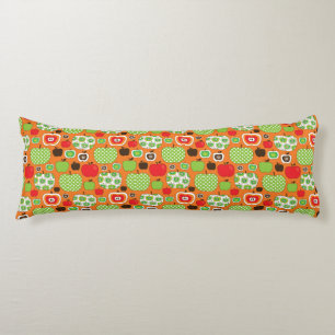Cute apple illustration pattern body pillow