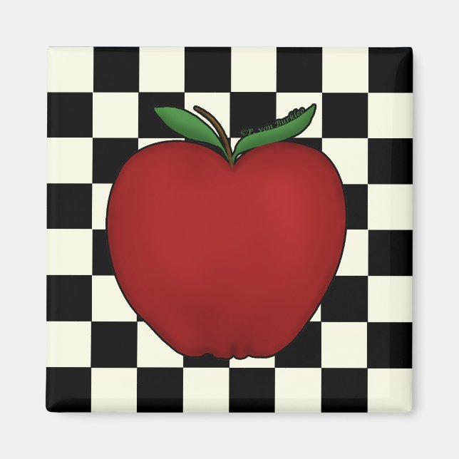 Cute Apple Magnets (Front)