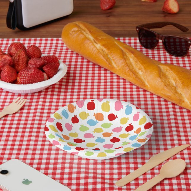 Cute Apple Paper Plate (Picnic)