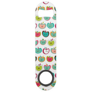 Cute apple pattern bar key