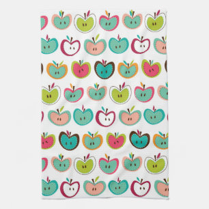 Cute apple pattern kitchen towel