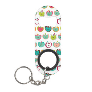 Cute apple pattern mini bottle opener