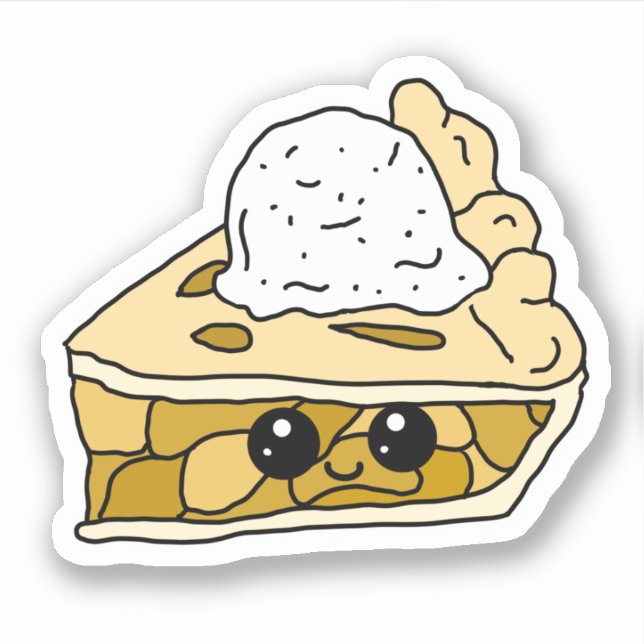 Cute Apple Pie Cartoon (Front)