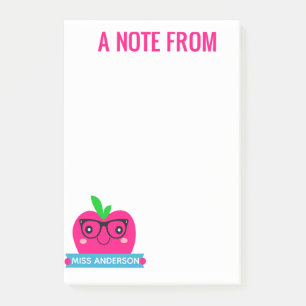 Cute Apple Post It Notes for Teachers