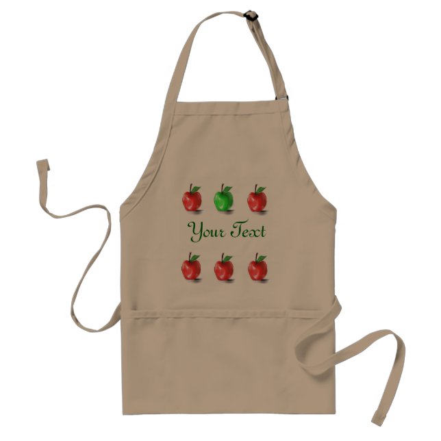 Cute Apples Art Apron (Front)