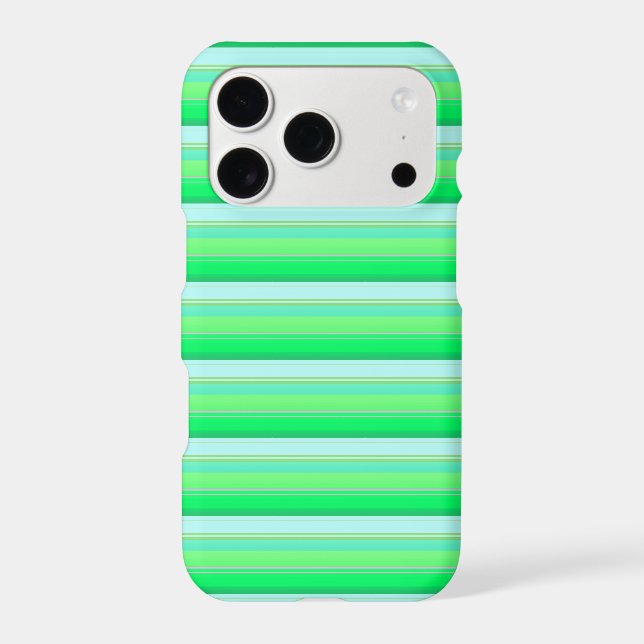 Cute aqua green stripes (Back)