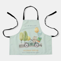 Cute Aqua Green Teddy Balloon Gift Party
