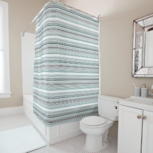 Cute aqua grey stripes