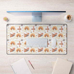 Cute aquarelle Rainbow Motif d'avion