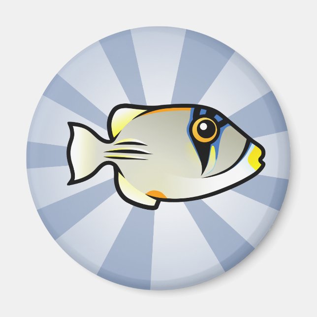 Cute Arabian Picassofish Magnet (Front)