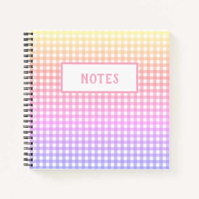 Cute arc-en-ciel Plaid Carnet quotidien (Devant)