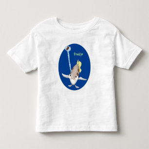 Cute Archerfish cartoon illustration Toddler T-shirt