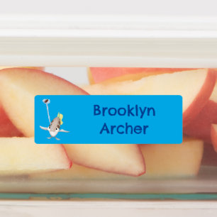 Cute Archerfish cartoon personalized