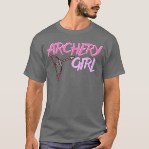 Cute Archery Girl Gift Bow Arrow Girly Sports Bowm T-Shirt