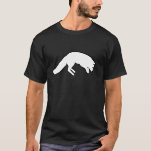 Cute Arctic Fox  For Men Women Pouncing Arctic Fox T-Shirt
